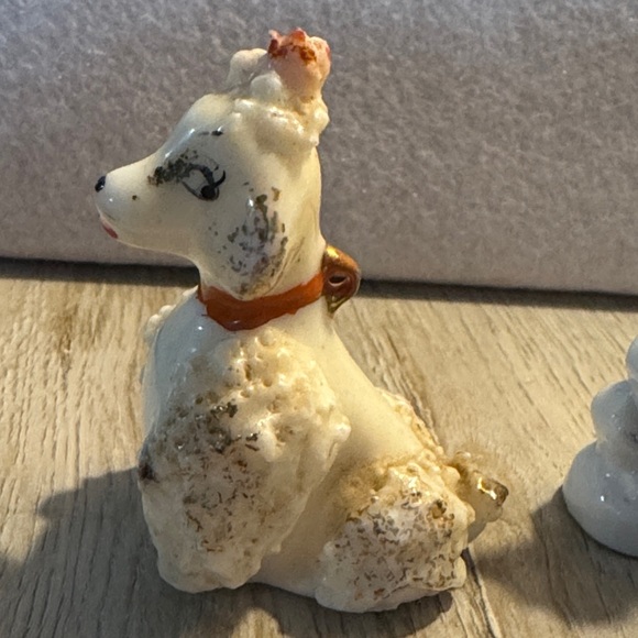 Vintage spaghetti poodle and Japan Terrier Ceramic Dog Figurines MCM - Picture 2 of 12